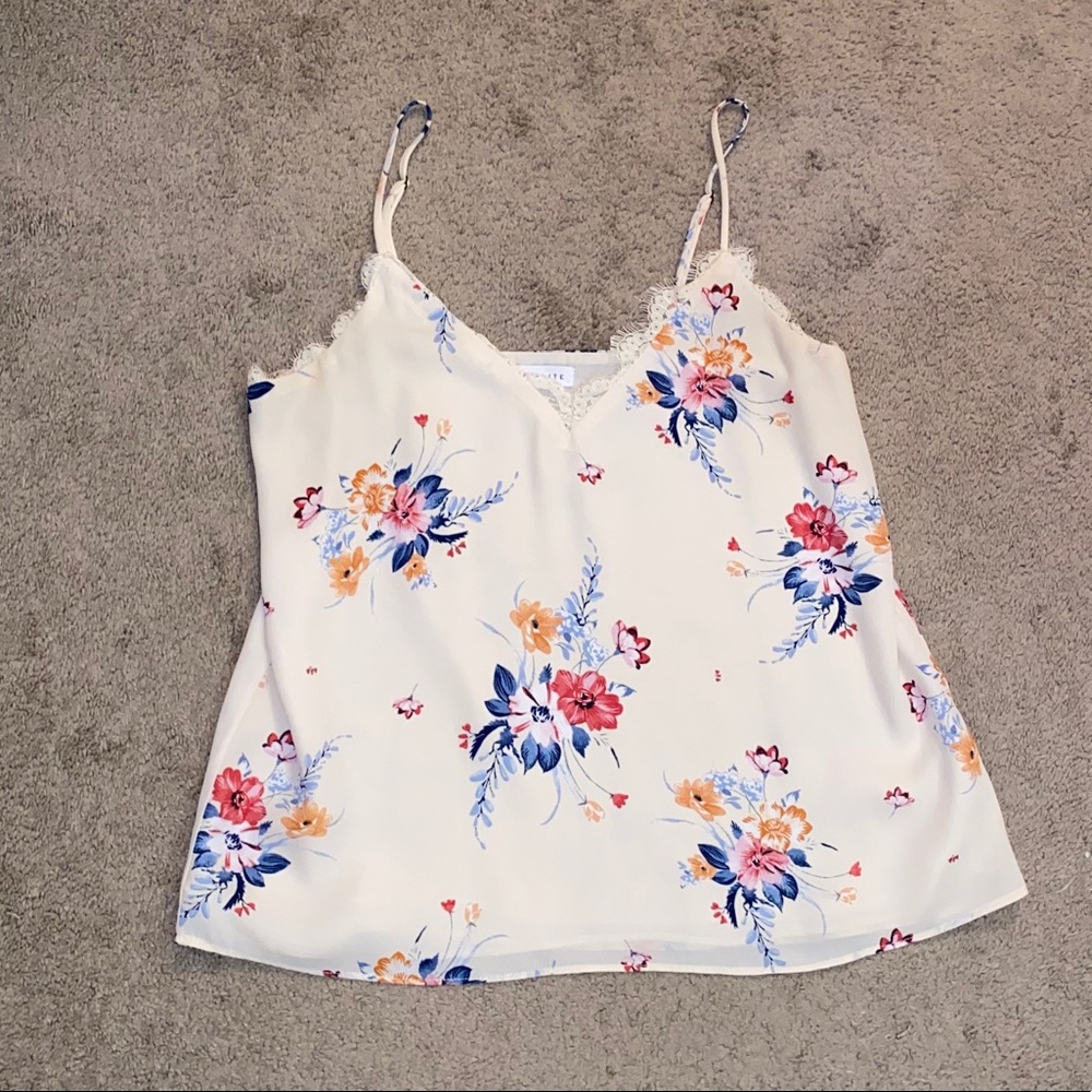 Floral Socialite Camisole, Size Small